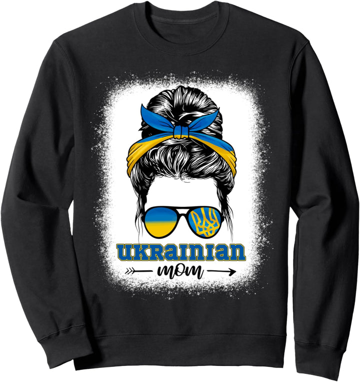 Meine Mutter ist die ukrainische ukrainische Pride-Flagge Heritage Roots Proud Sweatshirt