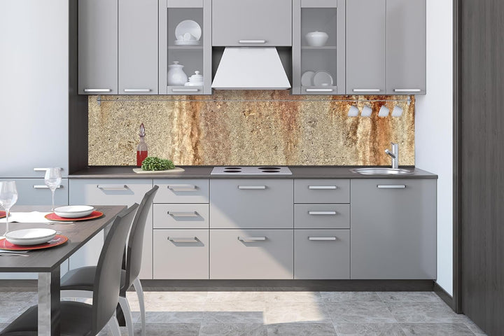 DIMEX Küchenrückwand Folie Selbstklebend ABGEBROCHENE BETONWAND I 260 x 60 cm | Klebefolie - Dekofol