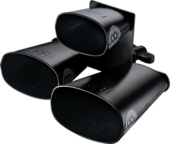 Meinl Percussion SLTRI-BK Triple Bell, schwarz