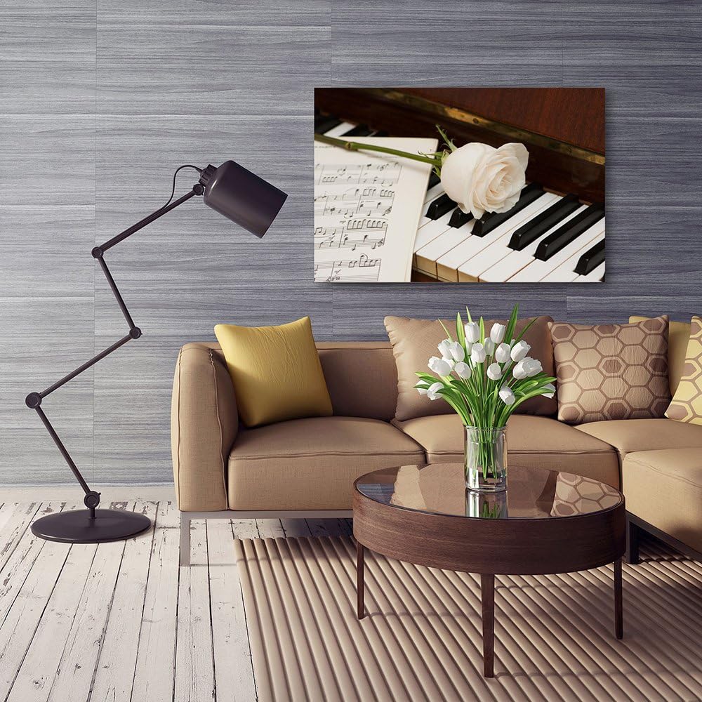 Feeby Bilder Musik Instrumente Klavier 70x50 cm Wohnzimmer Schlafzimmer Büro Flur Küche Wandbilder M