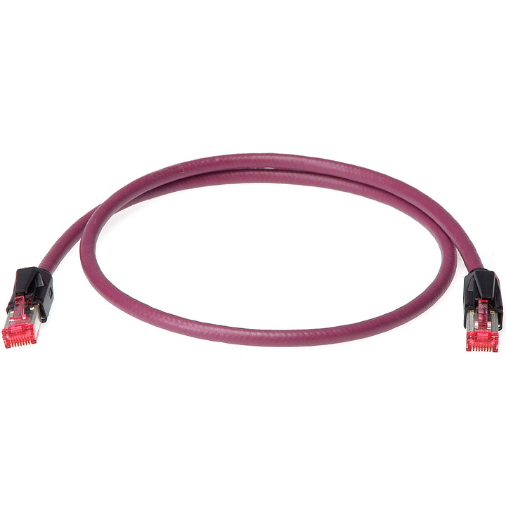 KLOTZ RC5 RamCAT hochflexibles Netzwerkkabel für den harten road einsatz (RJ45 - RJ45) (5,0, bordeau