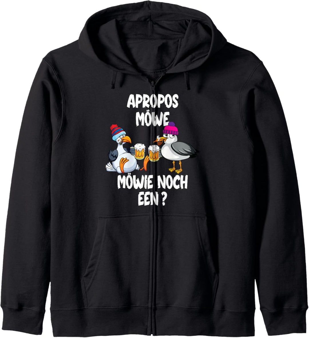 Apropos Möwe Möwie noch Een? Plattdeutsch Norddeutsch Kapuzenjacke