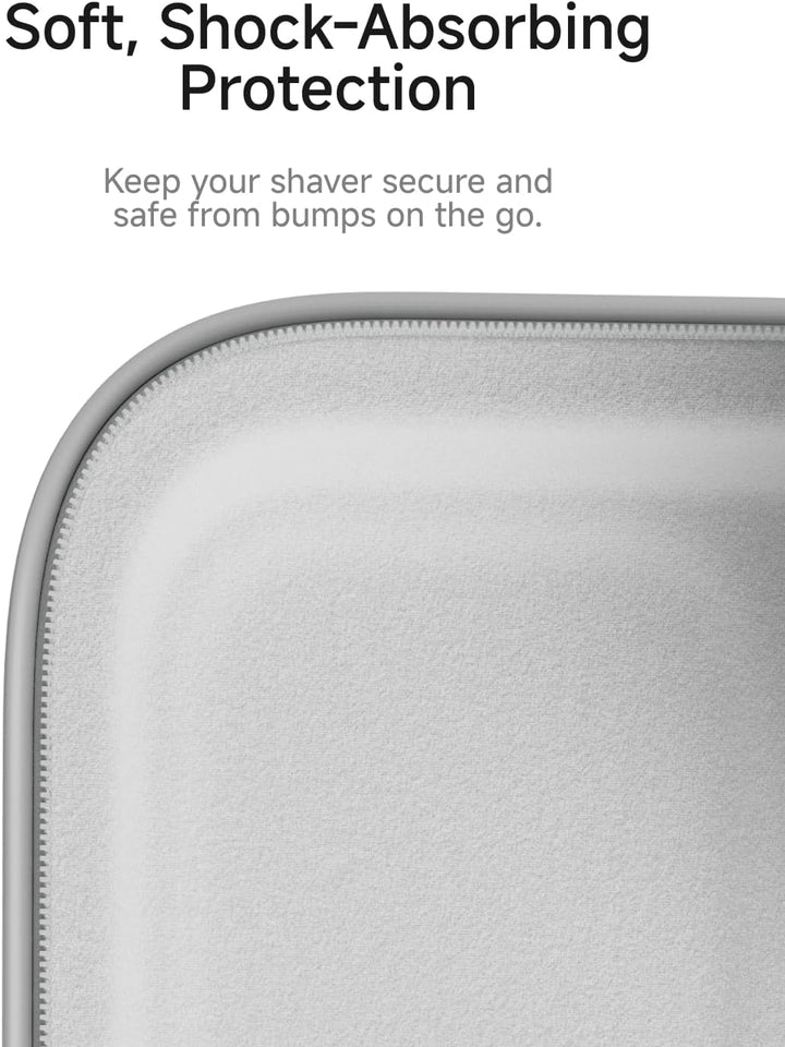 Laifen P3 Pro Elektrorasierer Reise-Etui, Stossfestes Hardcase mit Soft-Touch-Oberfläche, Schlankes