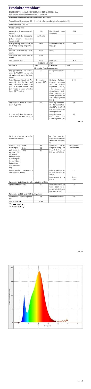 ledscom.de LED Boden-Einbauleuchten BODES für aussen, warm-weiss, je 94lm/Leuchte, matt, rund, 50mm