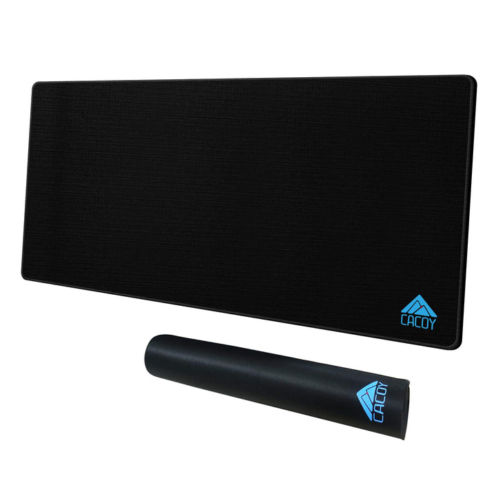 Cacoy 1000x400mm Grosses Gaming-Mauspad, Rutschfest Computer-Mauspad,Schwarz Schwarz 100 x 40 cm, Sc
