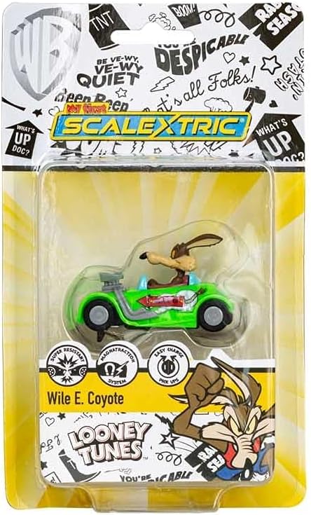 Scalextric Looney Tunes Wile E. Coyote Auto, Multi, G2165, Looney Tunes Wile E. Coyote