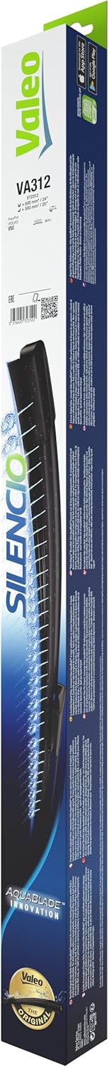 Valeo Silencio VA312 Wischerblatt 572312 Vorderansicht: 600mm / 500mm Menge Set 2 Einheiten Fahrerse
