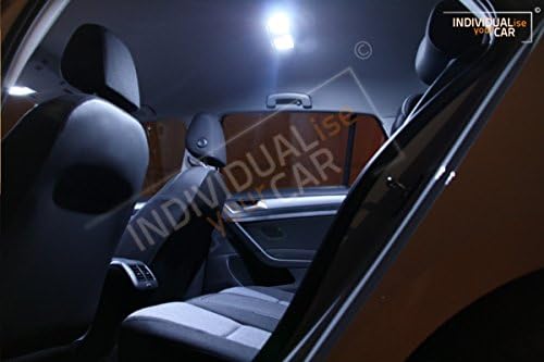 INDIVIDUALise your CAR Innenraumbeleuchtung SET für Golf 7 (Cool-White) Kaltweiss, Cool-White