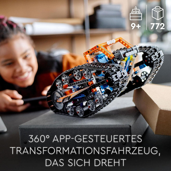 LEGO 42140 Technic App-gesteuertes Transformationsfahrzeug, ferngesteuerte Autos für Kinder, RC Offr