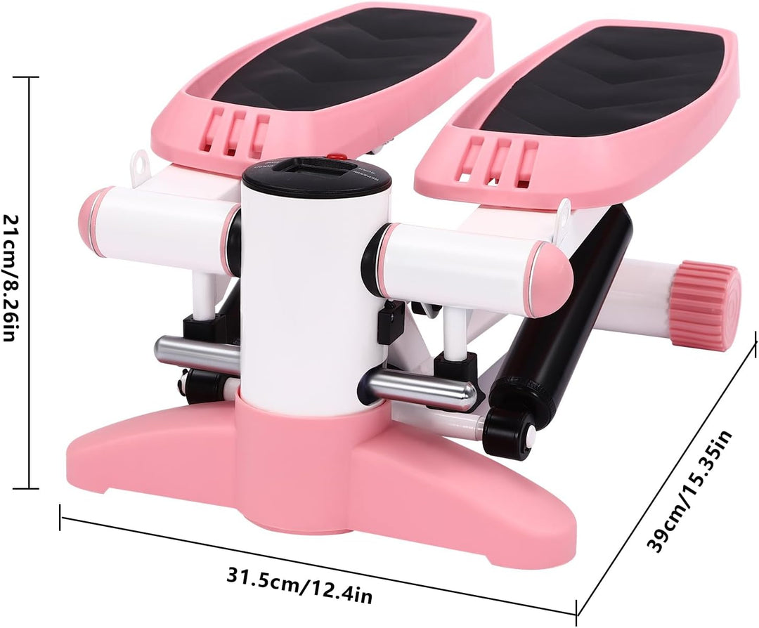Mini Stepper für Zuhause mit Widerstandsbändern, hydraulisches Antriebssystem, verstellbare Training