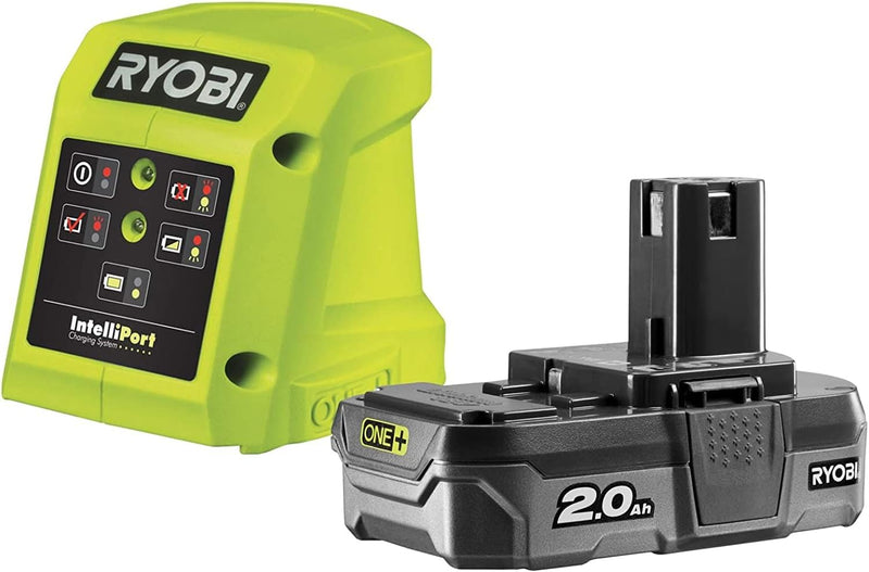 RYOBI 18V ONE+ Akku-Rasentrimmer RLT183220S (25-30 cm Schnittbreite, 3-fache Schnittwinkelverstellun