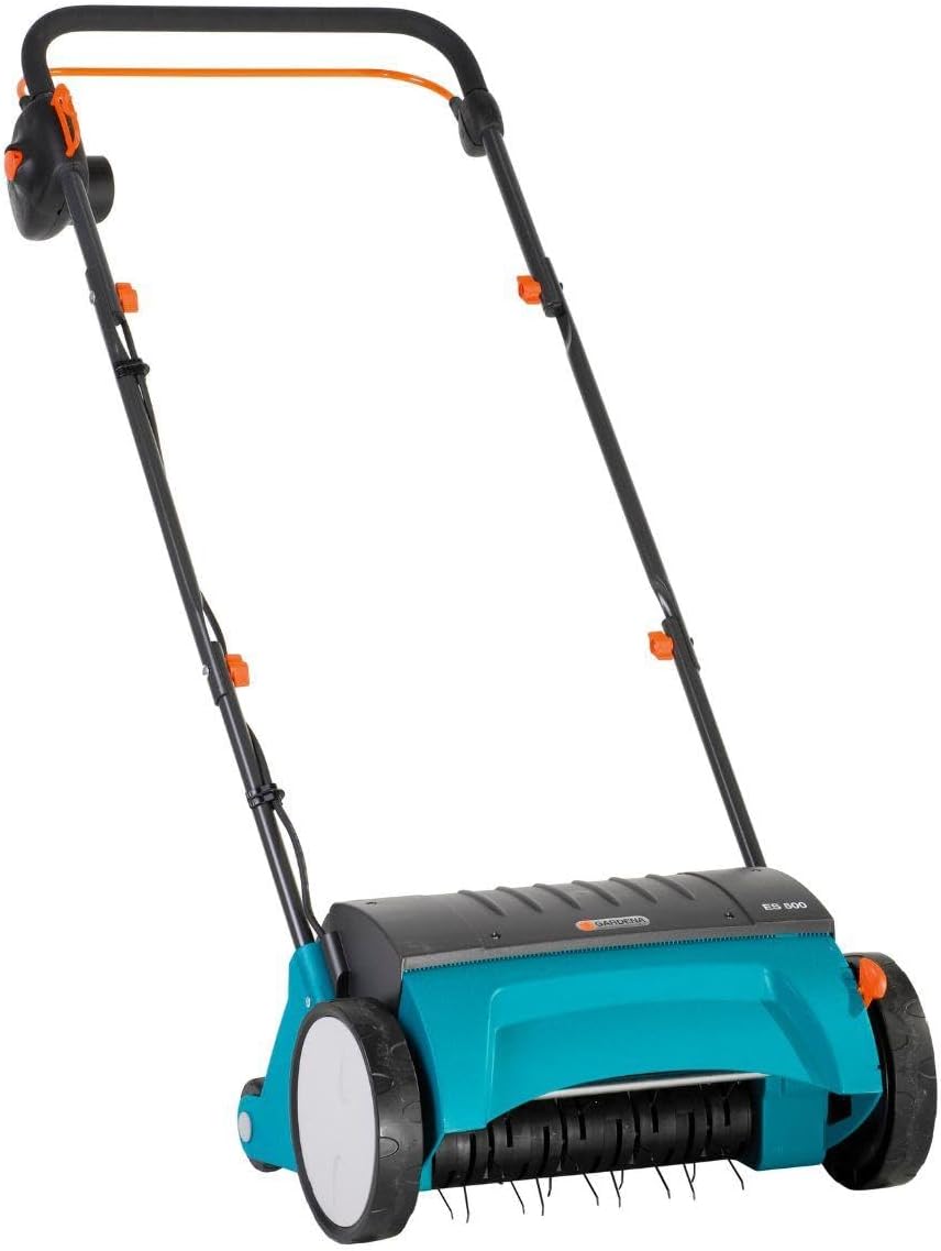Gardena Aireador eléctrico ES 500 Motor PowerPlus 500 W. Ancho de Trabajo 30 cm. Ajuste de la profun