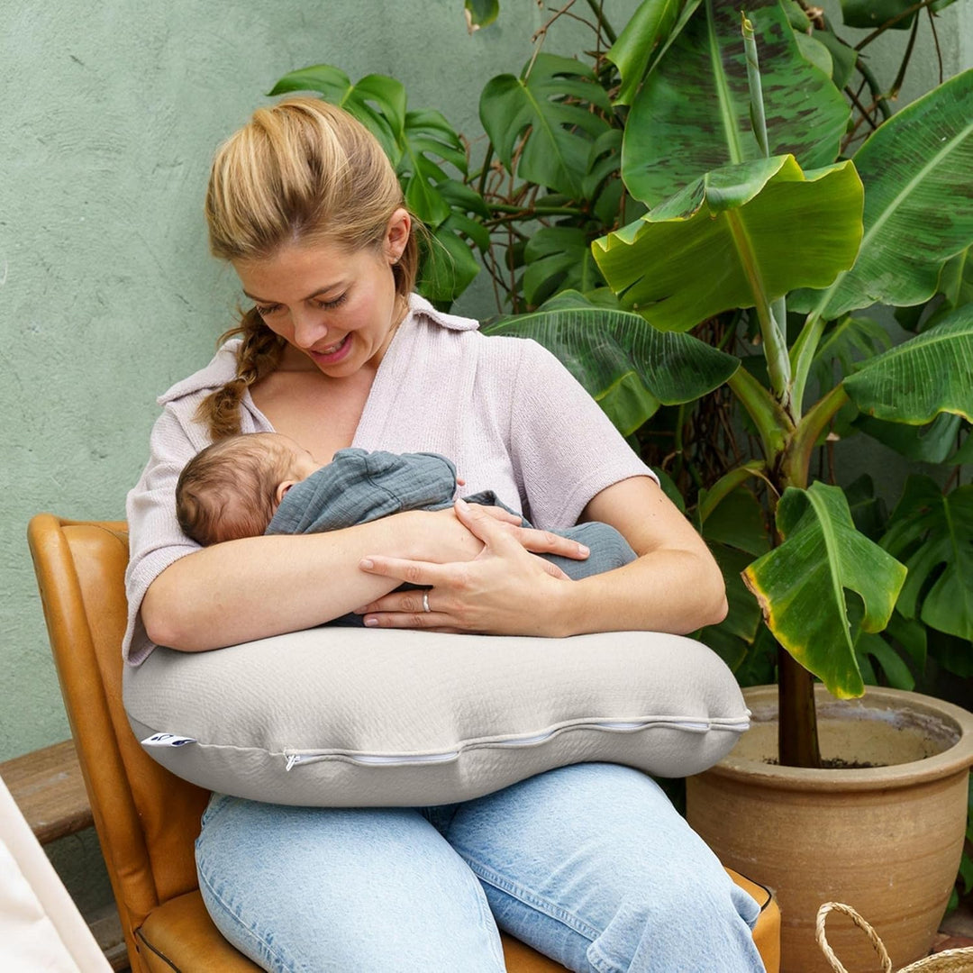 Doomoo – Softy Kompaktes Stillkissen – Multifunktions Mutterschaftskissen für Mutter und Baby – Komf