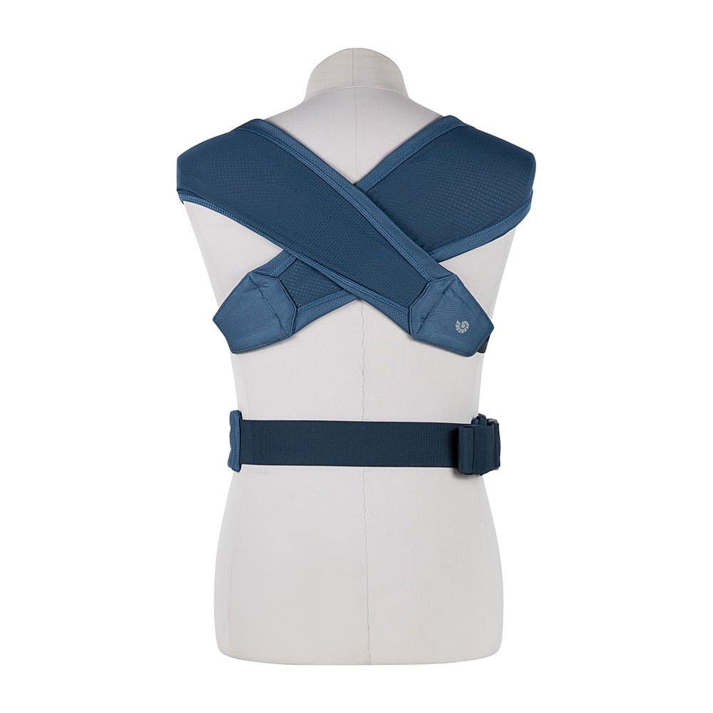 Ergobaby Embrace Soft Air Mesh Babytrage für Neugeborene ab Geburt, 2-Positionen Bauchtrage Baby Tra