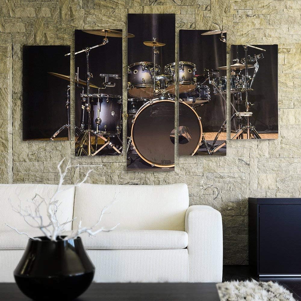 Feeby. Leinwandbild - 5 Teile - Bilder, Wand Bild, Wandbilder, Kunstdruck XXL, 5-Teilig, Typ A, 200x