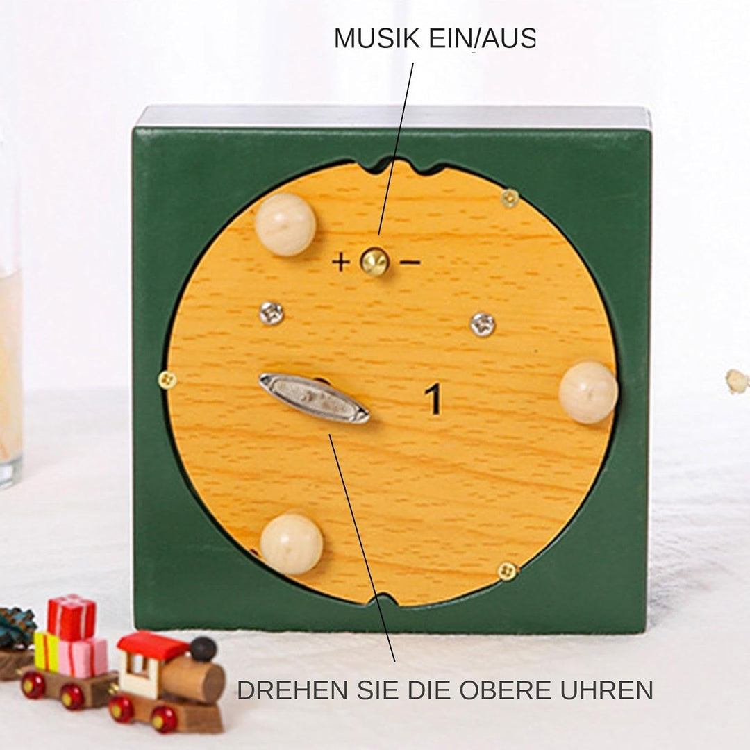 Spieluhr Weihnachten, Weihnachtszug-Spieluhr - Magnetische Eisenbahn-Weihnachtsdisplays für Desktop-