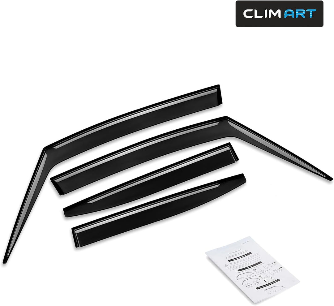 CLIM ART Windabweiser für/kompatible mit Jeep Renegade 2014-2024 SUV, Autofenster Regenschutz, Regen