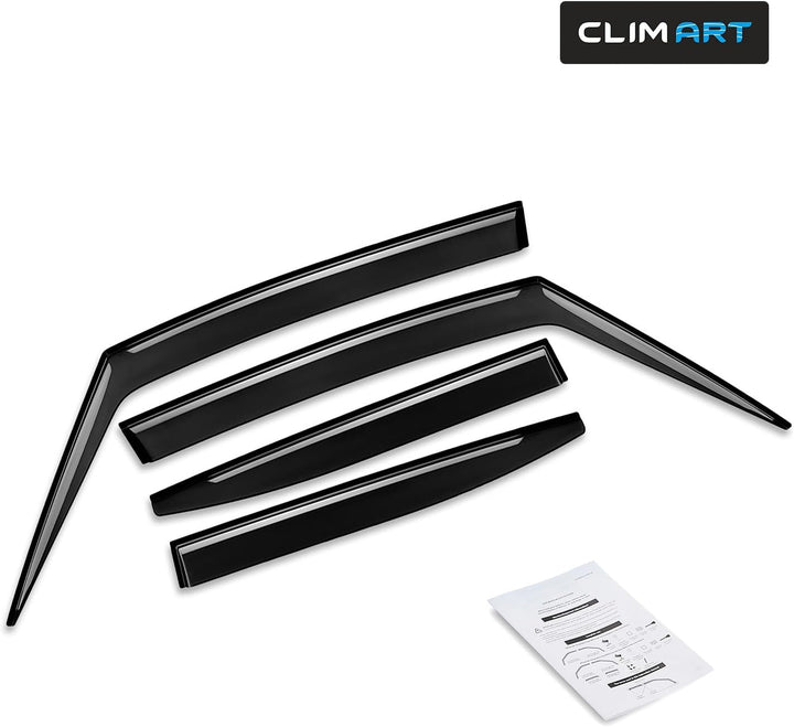 CLIM ART Windabweiser für/kompatible mit Jeep Renegade 2014-2024 SUV, Autofenster Regenschutz, Regen