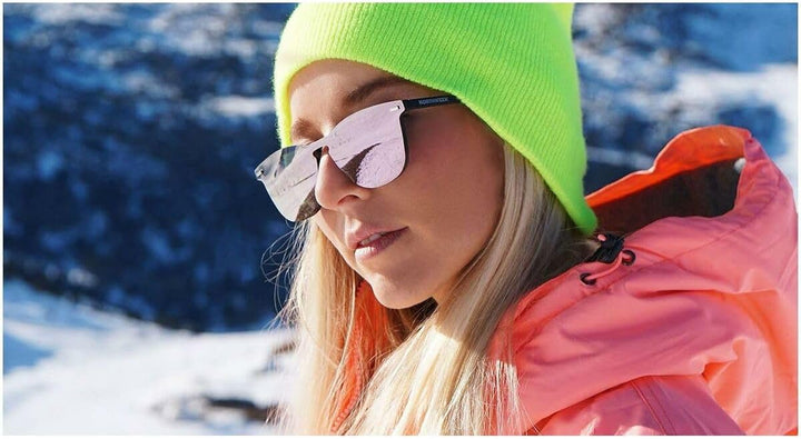 NORTHWEEK · Phantom Wall Polarisierte Sonnenbrille für Damen und Herren. Wall Phantom Black - Rose G