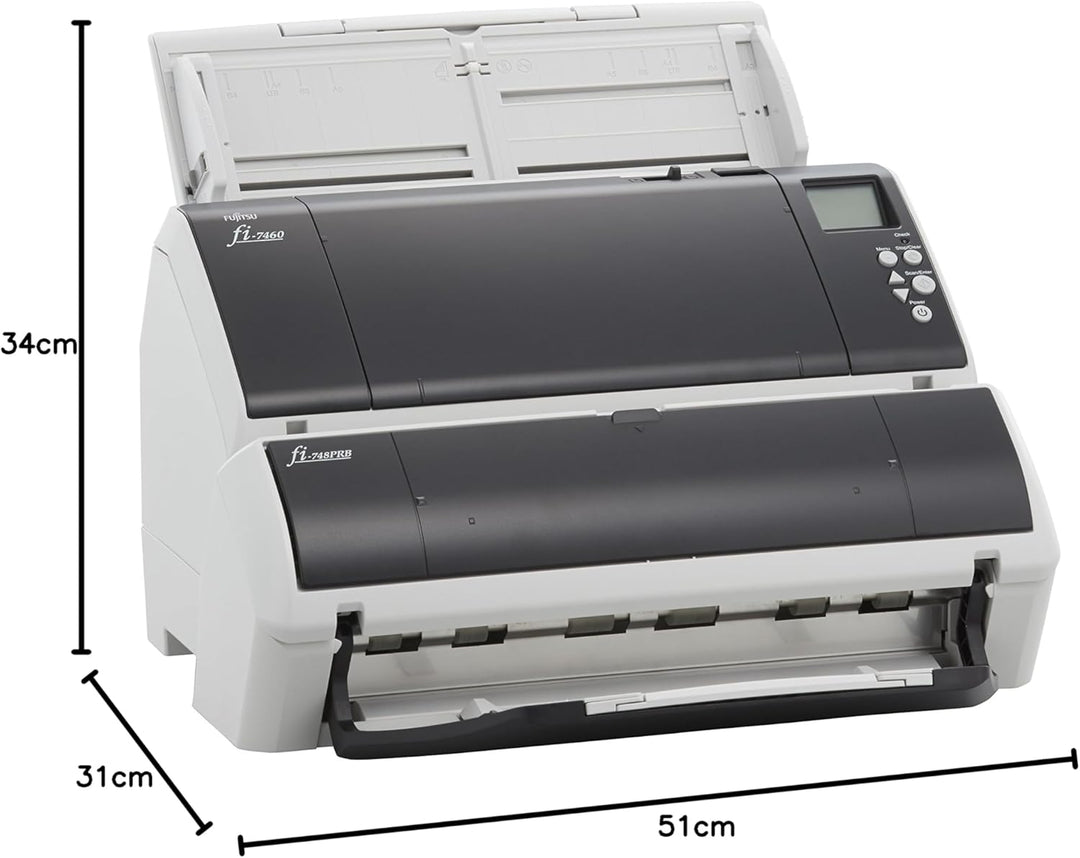 FUJITSU fi-7460 - DIN A3 DUPLEX Dokumentenscanner mit 60 Seiten/Min. (Duplex: 120 Bilder/Min.) und a