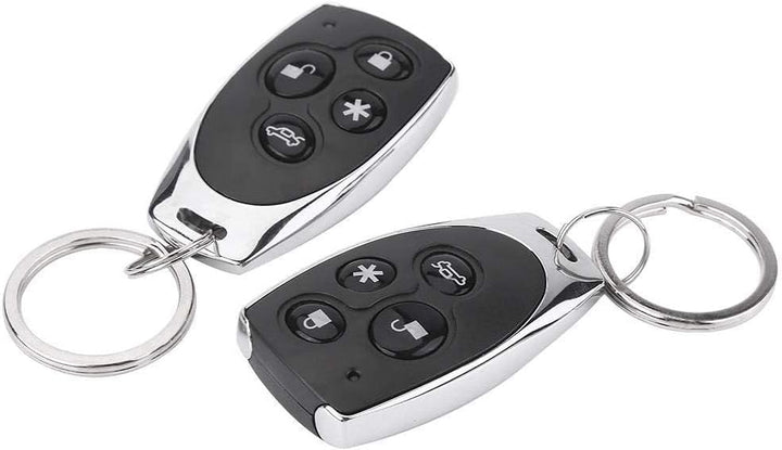 Auto Sicherheitssystem, universelles Auto Alarm Sicherheit Schutz System Keyless Entry mit 2 Fernbed