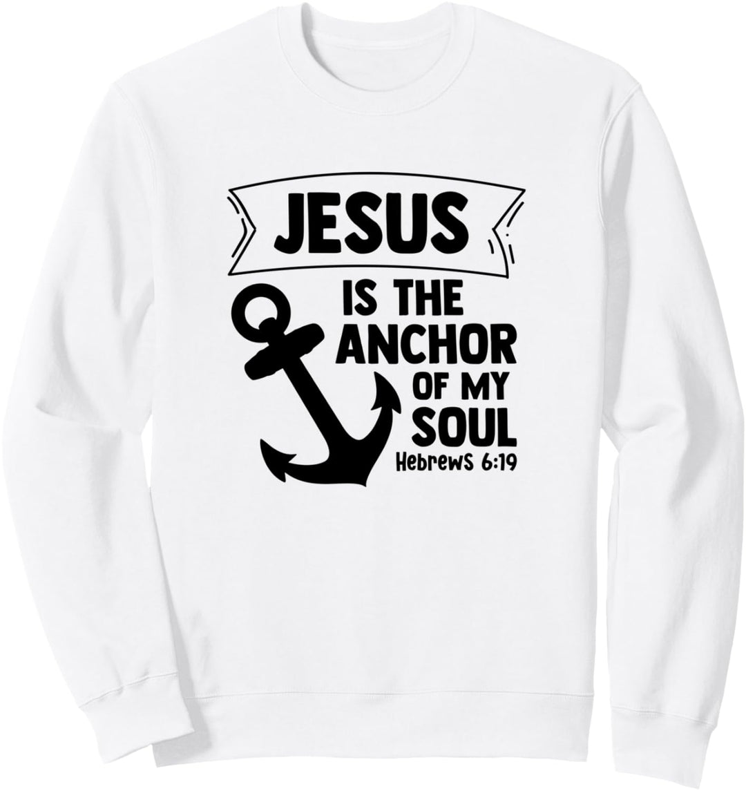 Jesus Frau Jugend Mann Kirche Christus Glaube an Gott Herr Jesus Sweatshirt