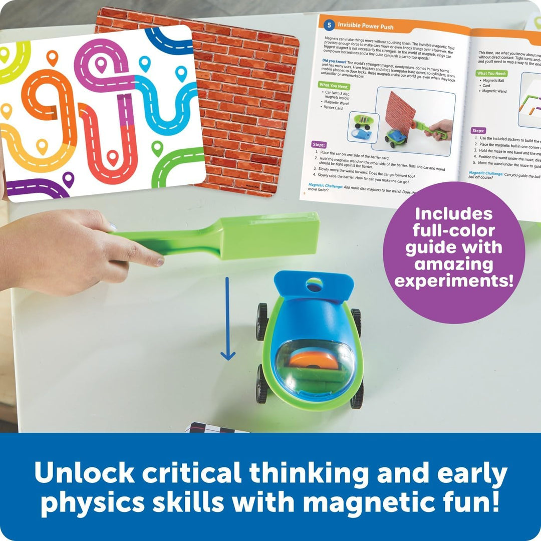 Learning Resources STEM Explores Magnetwerke, magnetische Fliesen-Blöcke, STEM-Spielzeug, sensorisch