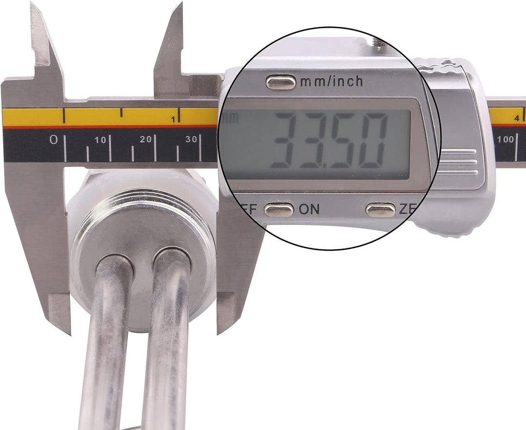 DERNORD 240v 4500w Heizelement Edelstahl Heizung Ersatzteil 1 Zoll BSP Gewinde