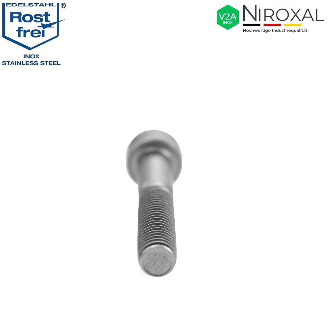 Edelstahl Zylinderkopfschraube rostfrei V2A M5 (=5 mm) 25-mm Schrauben-Länge 400 Stück 25-mm Voll-Ge