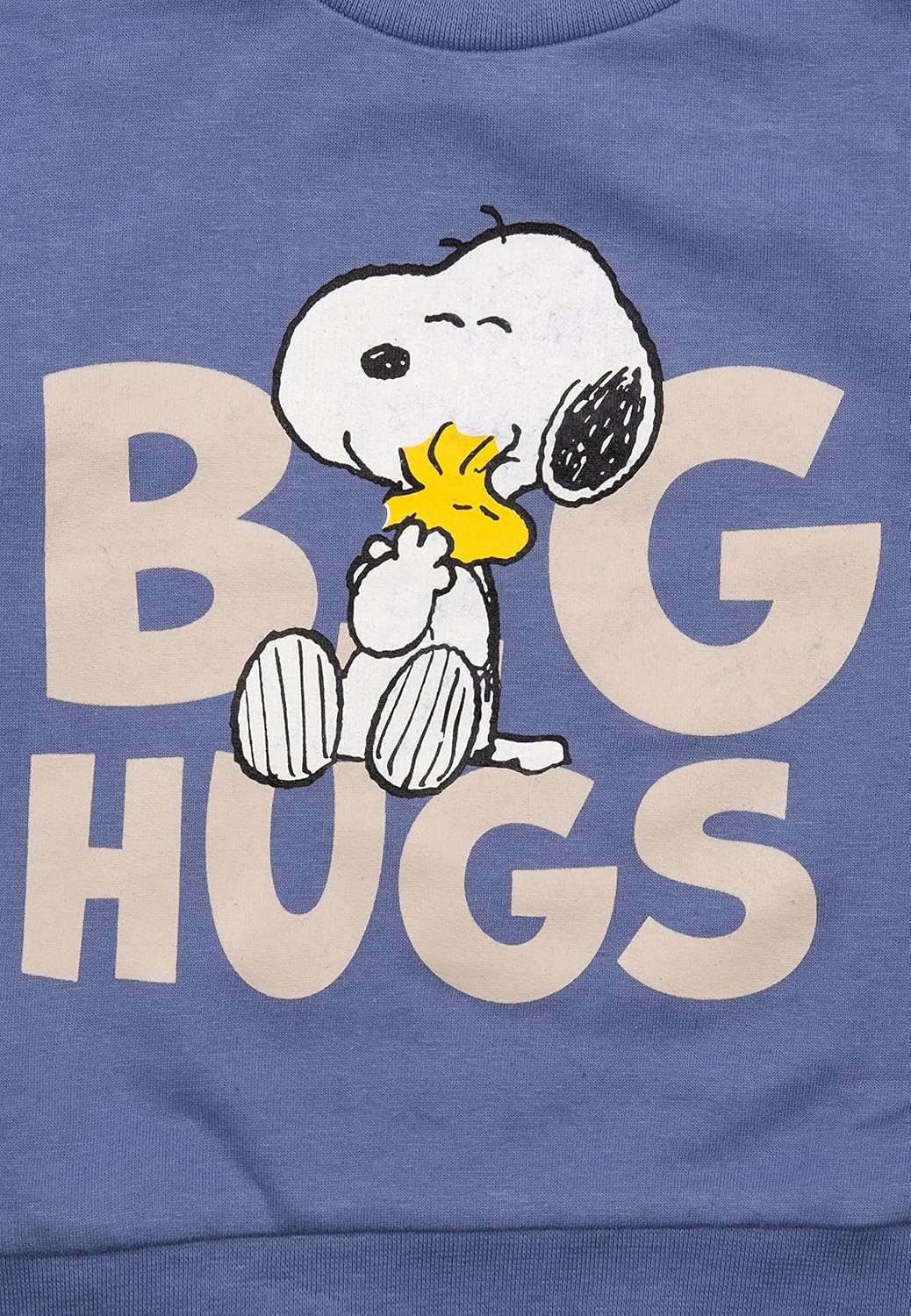 United Labels The Peanuts Baby Set Snoopy - Big Hugs - Oberteil Pullover mit Hose 2-Teiler Lila/Rosa