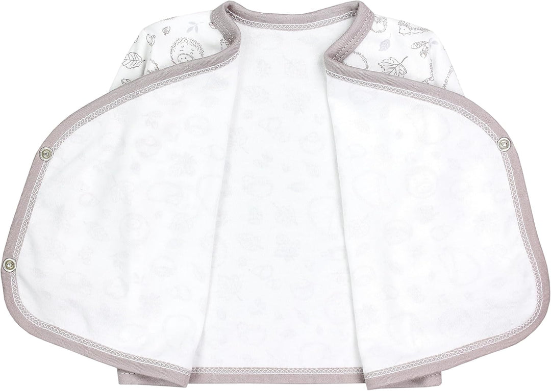 TupTam Baby Langarm Wickelshirt 5er Set aus Oeko-TEX zertifizierten Stoffen Unisex, 50 Igel F&#xFC;c