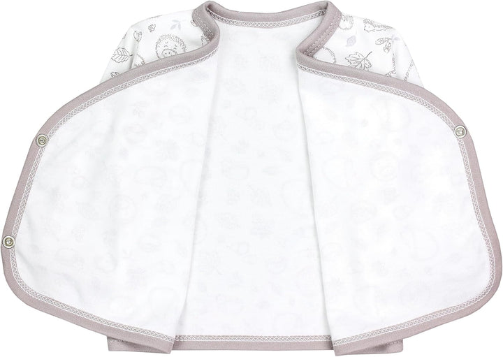 TupTam Baby Langarm Wickelshirt 5er Set aus Oeko-TEX zertifizierten Stoffen Unisex, 50 Igel F&#xFC;c