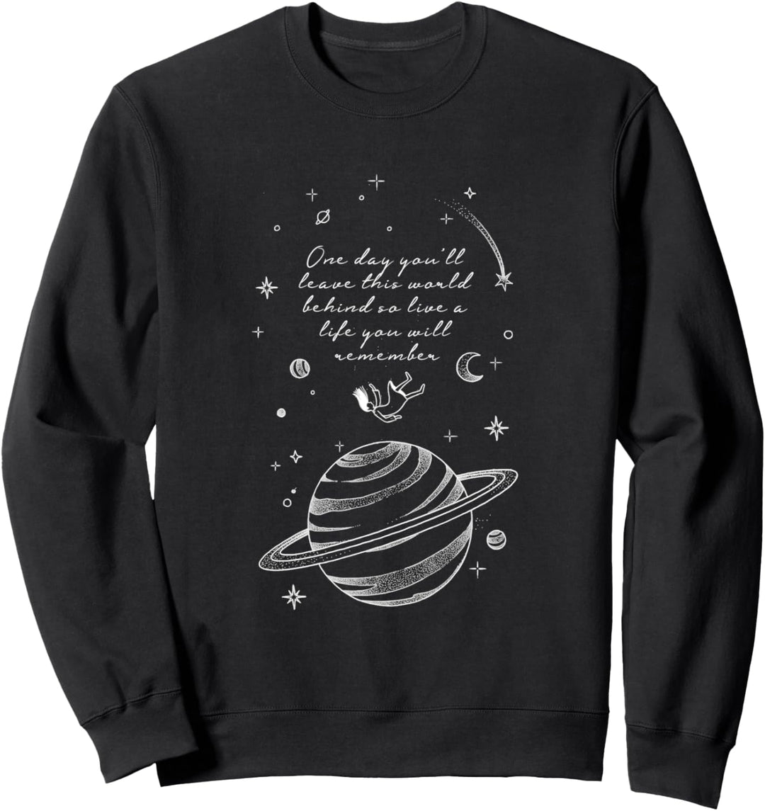 Live a life you will remember Cooles Design Leben Statement Sweatshirt