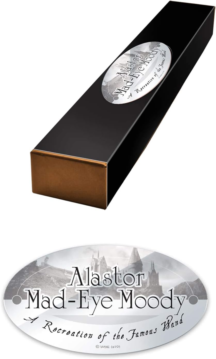 The Noble Collection - Alastor Mad-Eye Moody Character Wand - 15in (38cm) Wizarding World Wand with