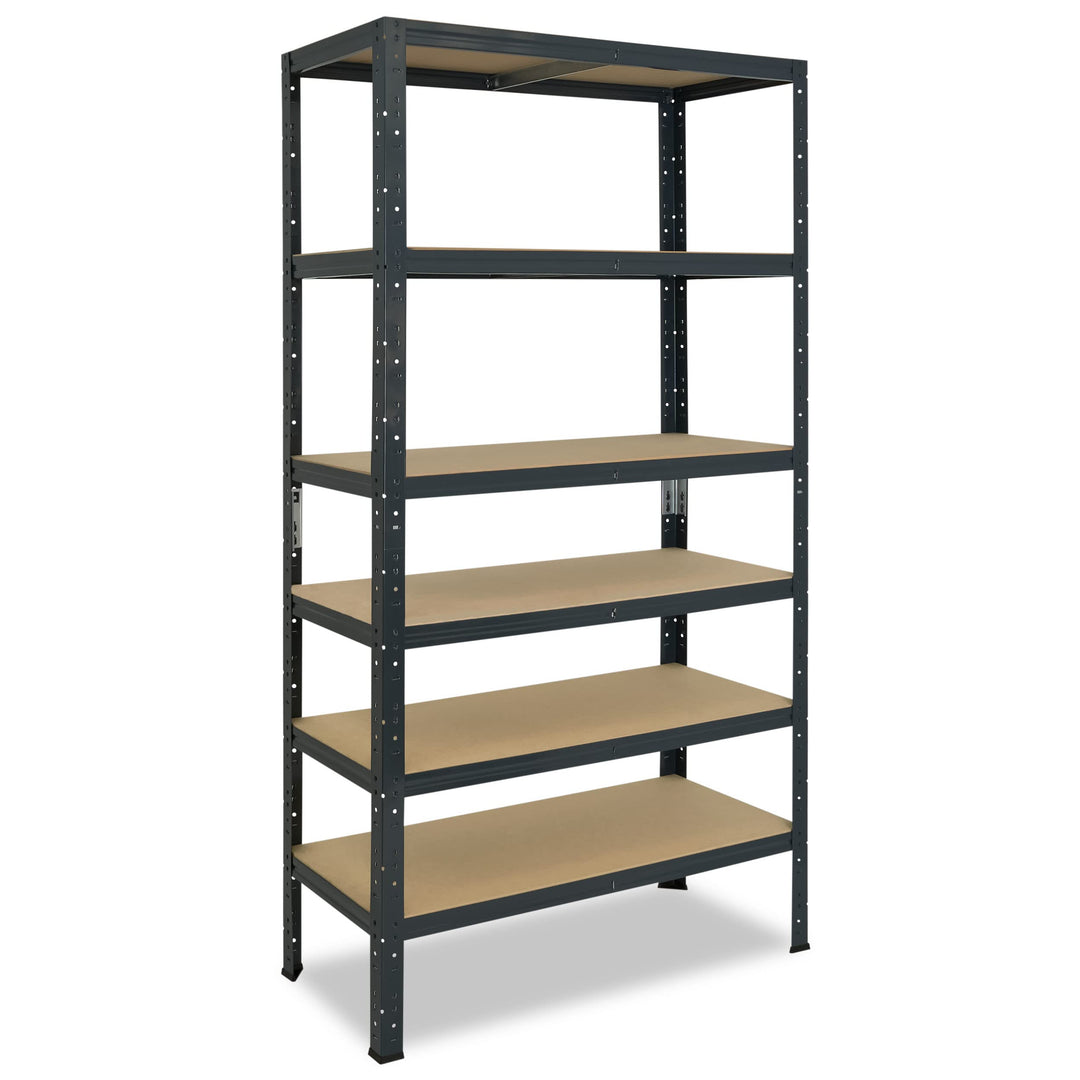 shelfplaza® 200x60x40cm Home Schwerlastregal anthrazit/Metallregal mit 6 Böden/Kellerregal Metall, G