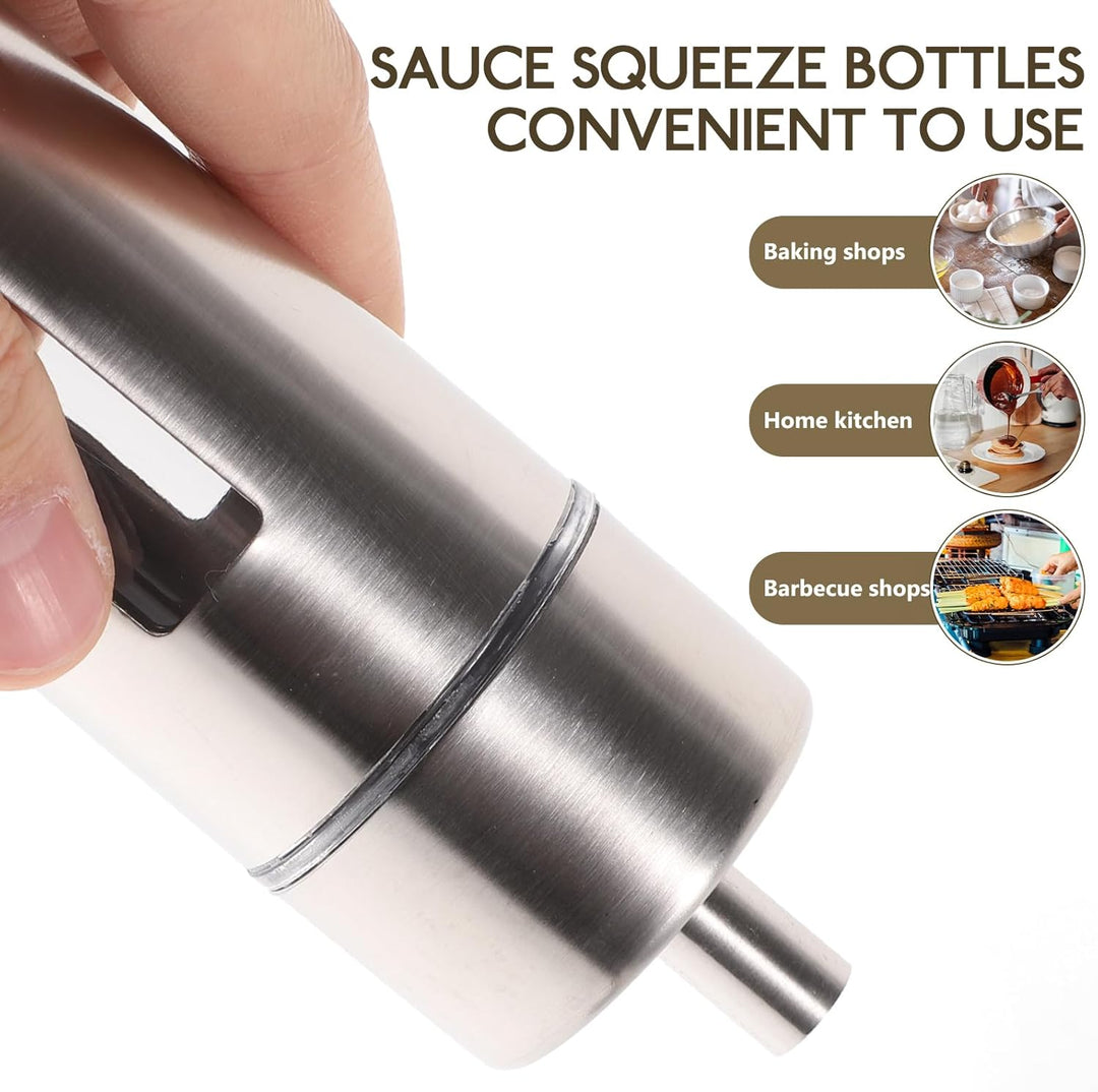 YARNOW Öl Und Essig Salz Pfeffer Menage Flasche Set Edelstahl Gewürz Dispenser Salz Pfeffer Shaker E