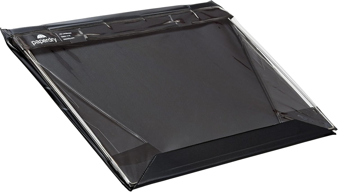 Paperdry Schwarzes Wasserfestes Klemmbrett A3 Hochformat - hochwertiges PVC, 18 Monate Garantie - Kl