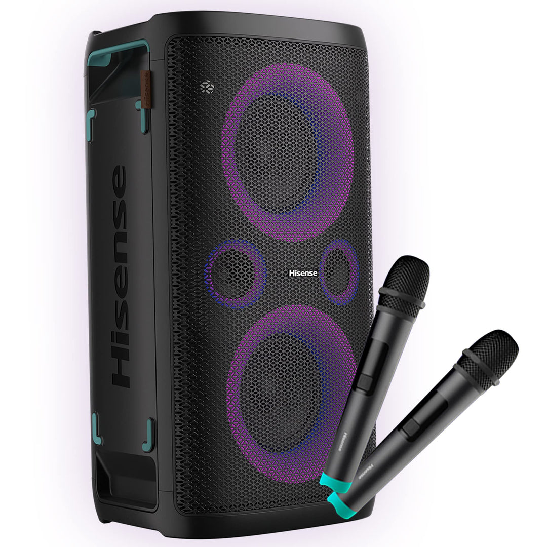 Hisense Party Thunder, 620 W Maximale Audioleistung, AI Lichtshow, 18 Stunden Akkulaufzeit, Auracast
