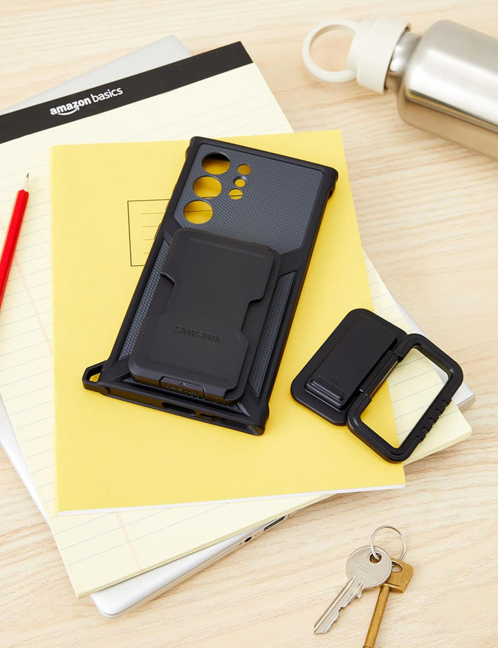 Samsung Rugged Gadget Smartphone Case EF-RS918 für Galaxy S23 Ultra, Handy-Hülle, Standfuss, Kratzfe