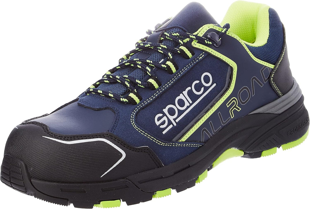 Sparco Allroad S3 SRC, Chaussures de Travail Anti-Chance Mixte, Fluo Jaune, 45 EU