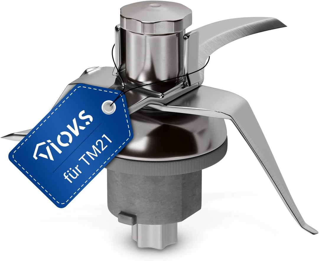 VIOKS Messer für Vоrwerk Thermоmix ТM21 Küchenmaschine Mixmesser aus Edelstahl Thermоmix ТM 21 / Ers