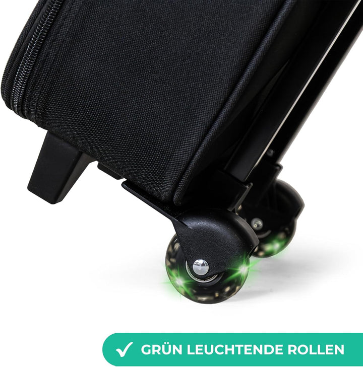 NoBoringSuitcases.com® Kinderkoffer Klein Personalisiert mit Name 48x31x19 cm Reisekoffer Kleiner Ki