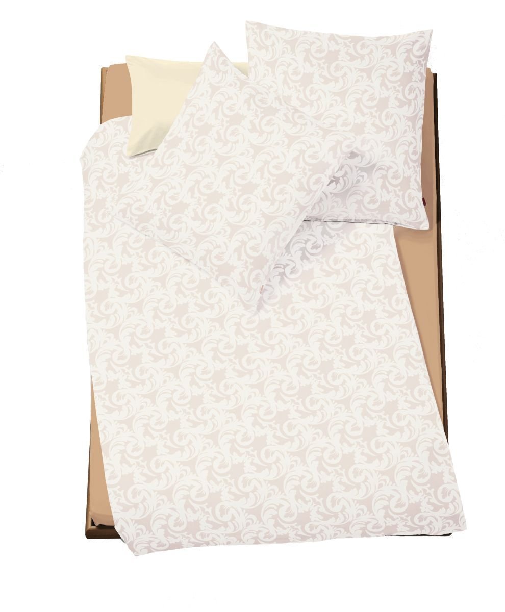 fleuresse Zürich Bettwäscheset, Damast, Melange-Wolle, 38 x 28 x 5 cm 38.0 x 28.0 x 5.0 cm Melange-w