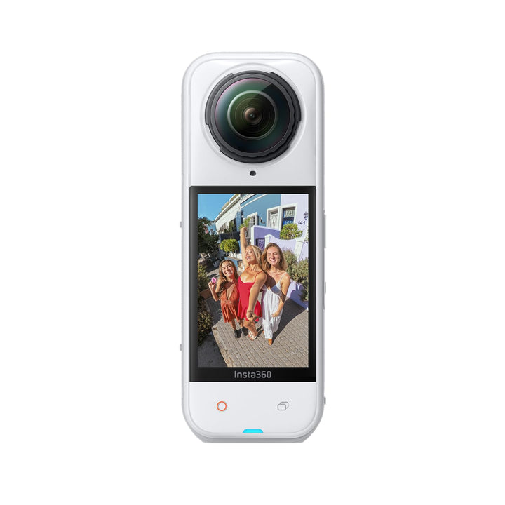 Insta360 X5 Satinweiss - wasserdichte 8K 360°-Action-Cam, Spitze bei wenig Licht, Unsichtbarer Selfi