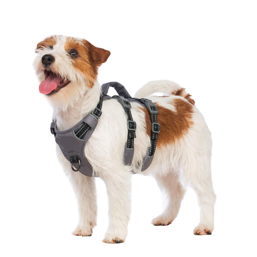 Huntboo Sicherheitsgeschirr Hund Ausbruchsicher, Panikgeschirr für Hunde, Reflektierendes Geschirr H