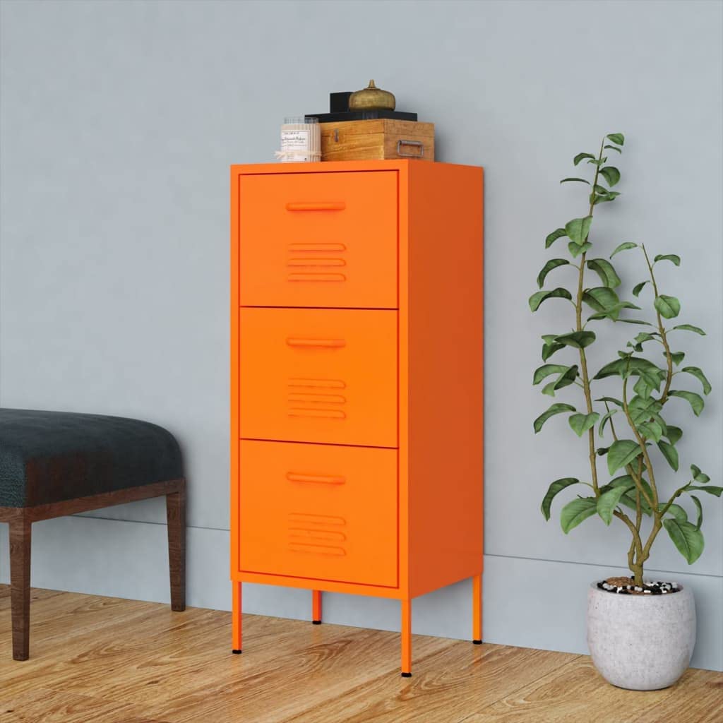 Aktenschränke mit 3 Schubladen, vertikaler Metallschrank, freistehend, Küche, Speisekammer, Aufbewah