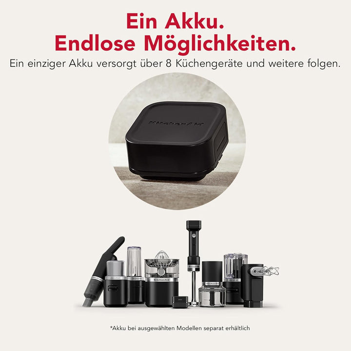 KitchenAid Zusätzlicher Akku - KitchenAid Go - Optionales Zubehörteil für das KitchenAid Go Cordless
