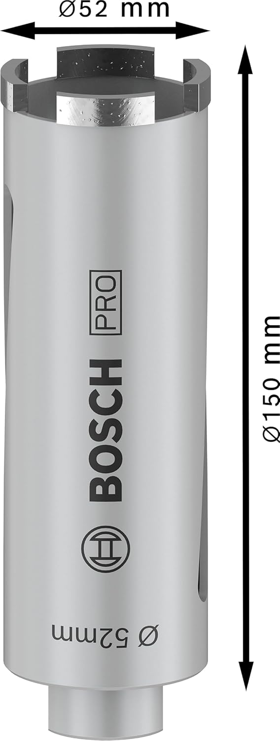 Bosch Professional Diamant-Bohrkrone trocken G 1/2" Best for Universal (Ø 52 mm) 52 mm G 1/2", 52 mm