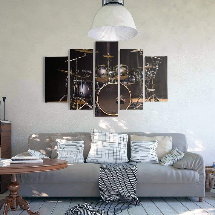 Feeby. Leinwandbild - 5 Teile - Bilder, Wand Bild, Wandbilder, Kunstdruck XXL, 5-Teilig, Typ A, 200x