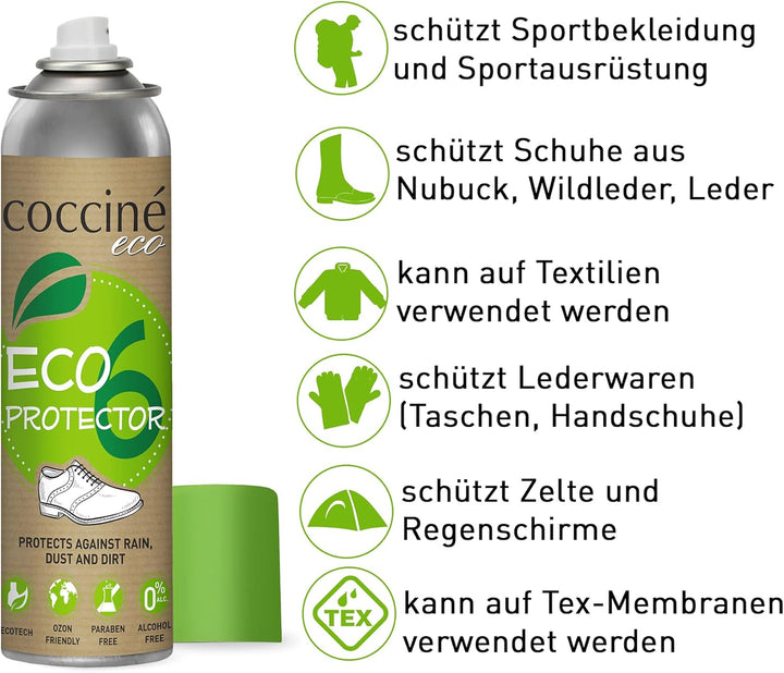 Coccine - Wildleder Pflege + Imprägnierspray Schuhe Set, Nubukleder Pflege, Impregnierungsspray Schu